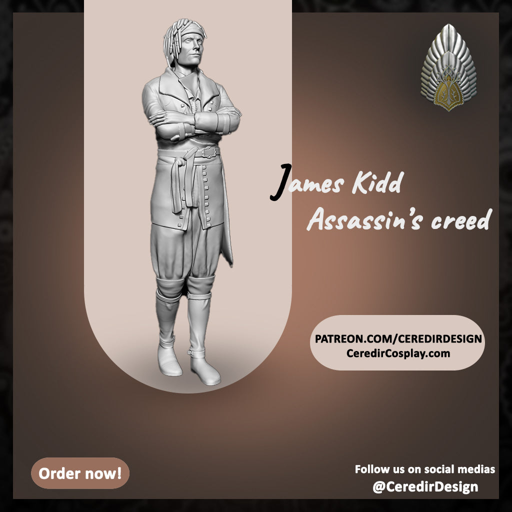 James Kidd Assassins Creed 3D DIGITAL DOWNLOAD