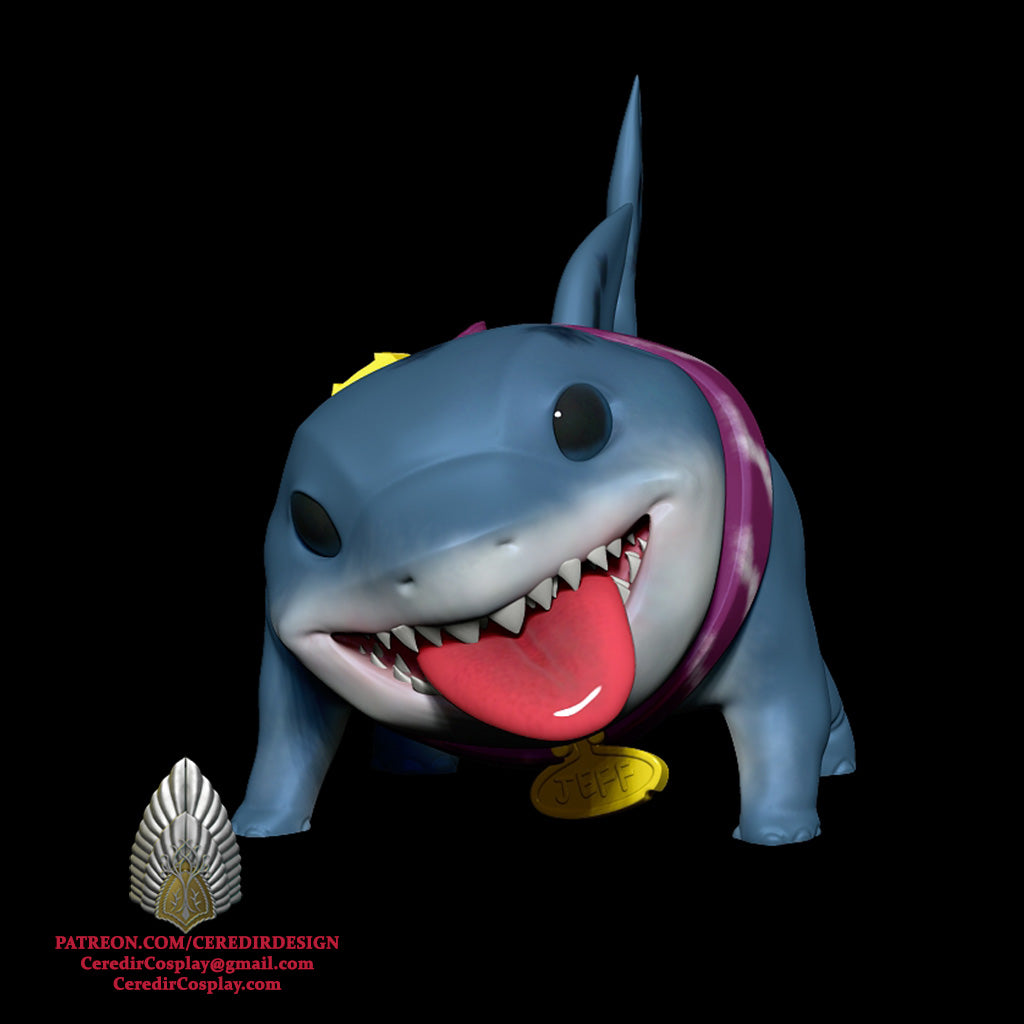 Marvel Rising Jeff The Land Shark toy 3D DIGITAL DOWNLOAD