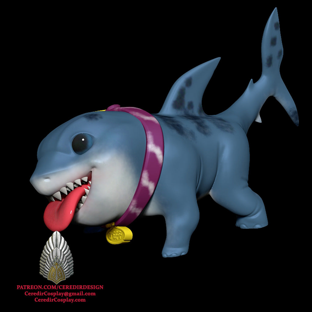 Marvel Rising Jeff The Land Shark toy 3D DIGITAL DOWNLOAD