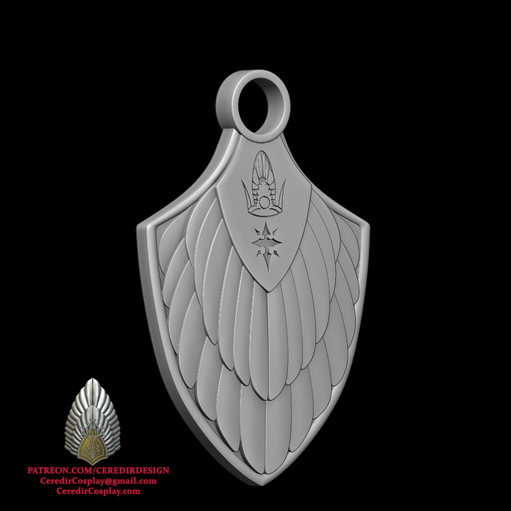 Aragorn Elessar Earrings lord of the rings 3D DIGITAL DOWNLOAD