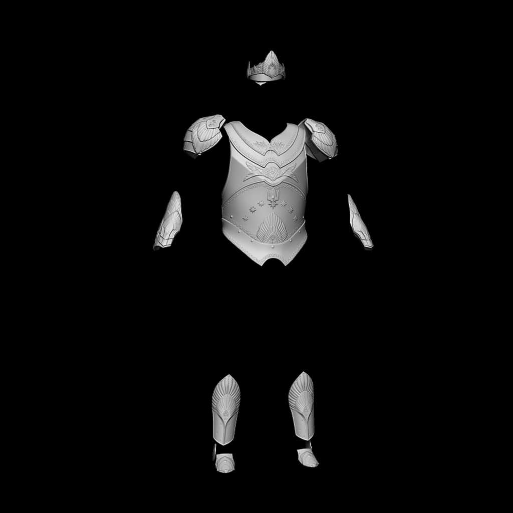 Elessar/ Aragorn Royal Armour 3d digital download
