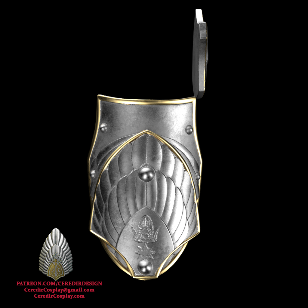 King Elessar Aragorn foot armour lord of the rings 3D DIGITAL DOWNLOAD
