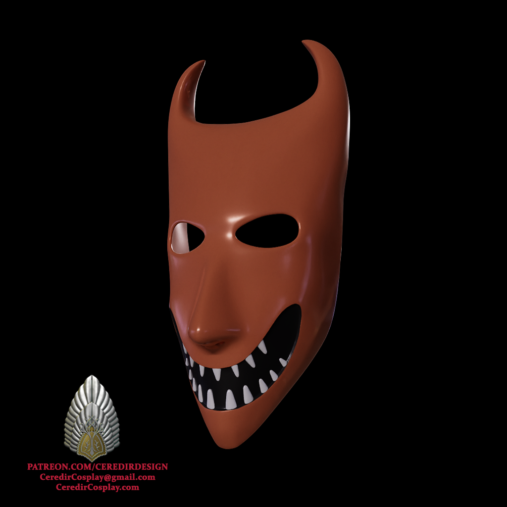 Lockhalf Mask Nightmare before Christmas 3d digital download