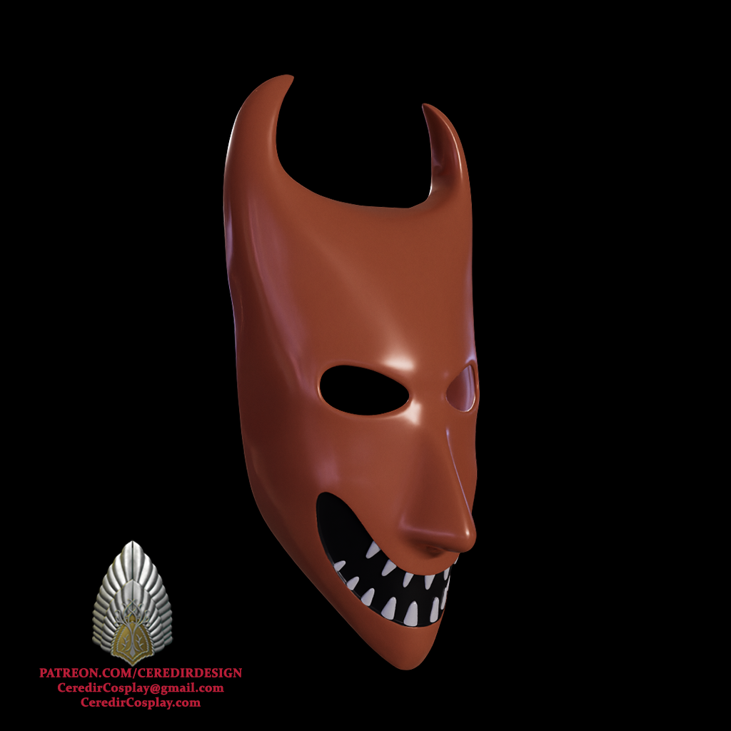 Lockhalf Mask Nightmare before Christmas 3d digital download