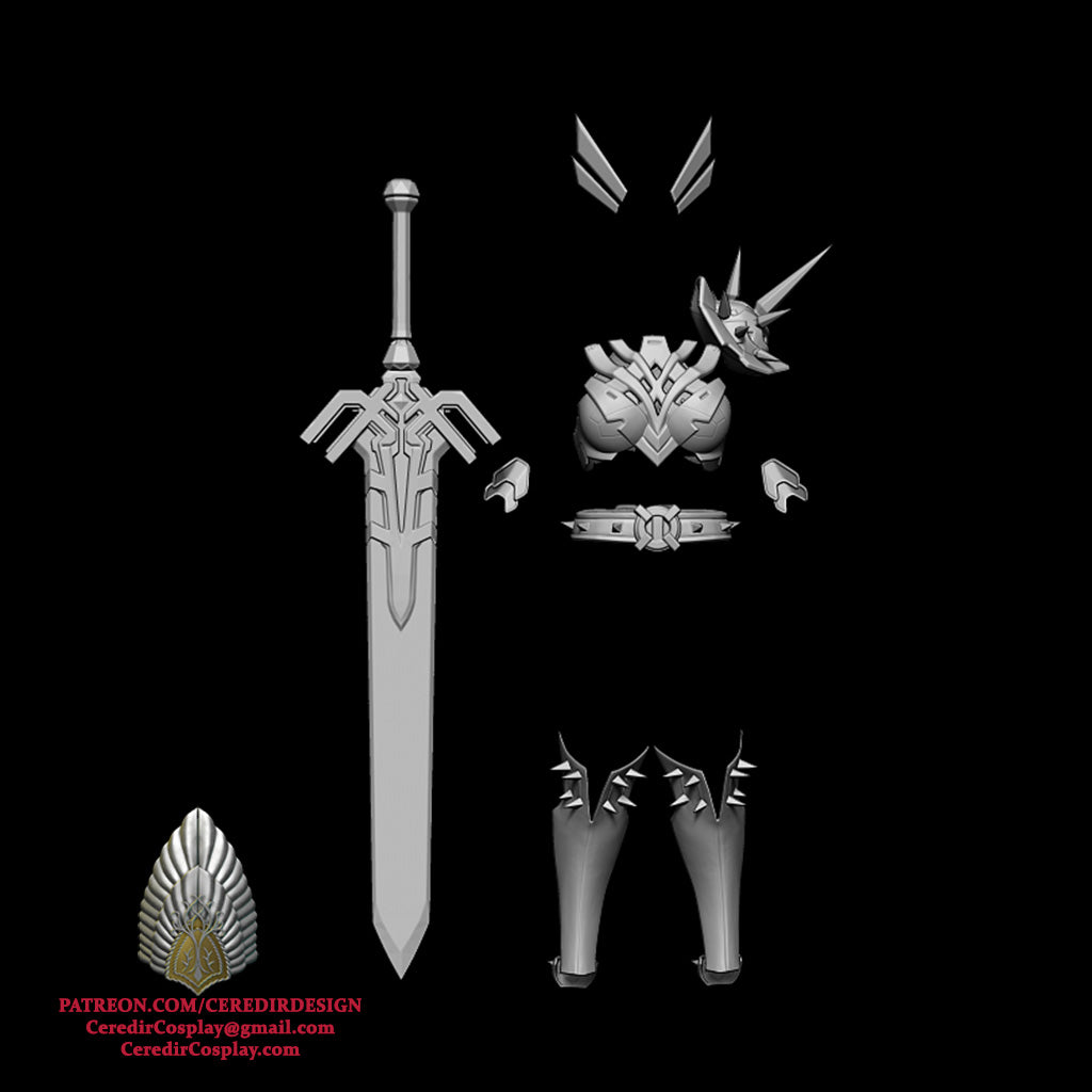 Magik Full Armour Marvel Rivals 3d digital download