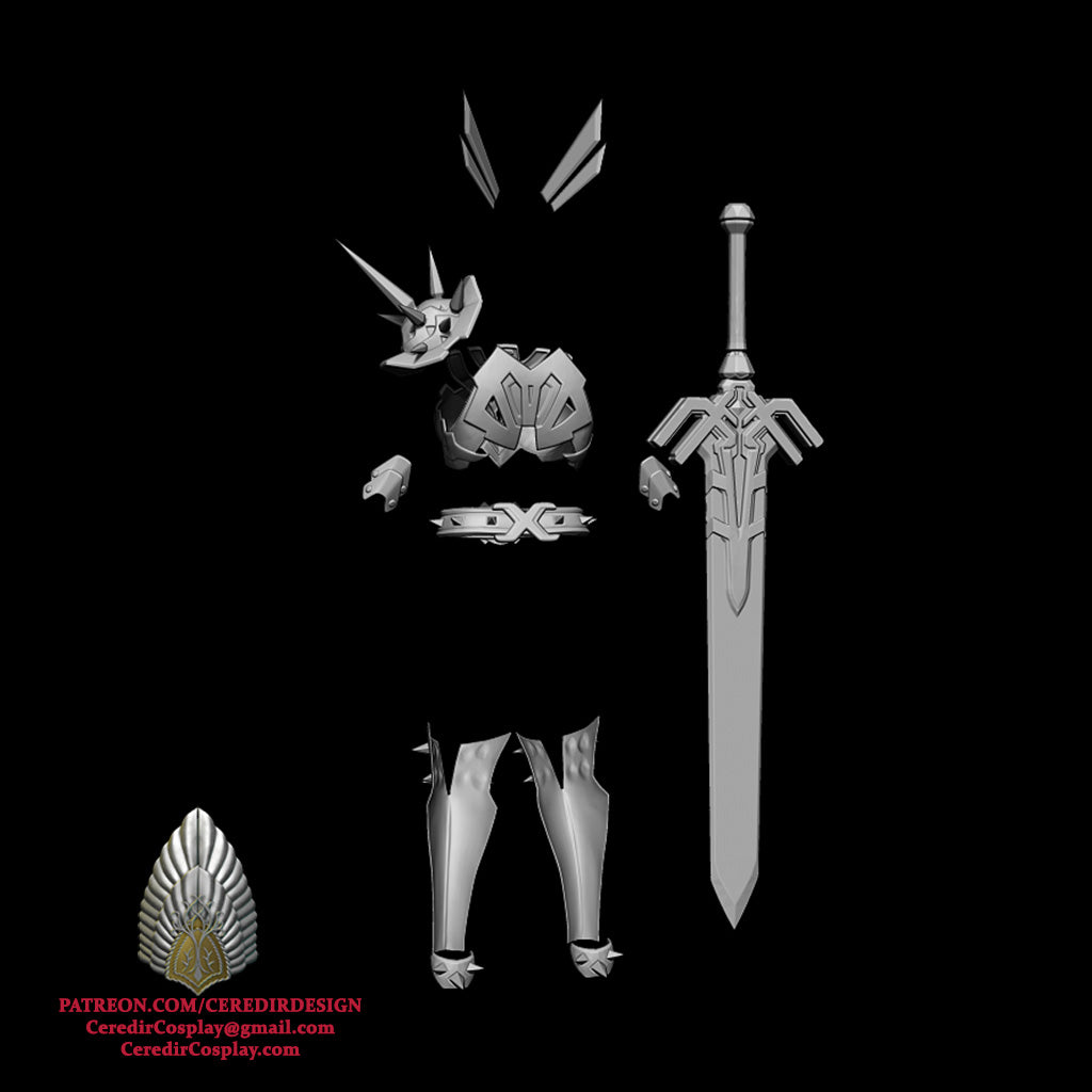 Magik Full Armour Marvel Rivals 3d digital download