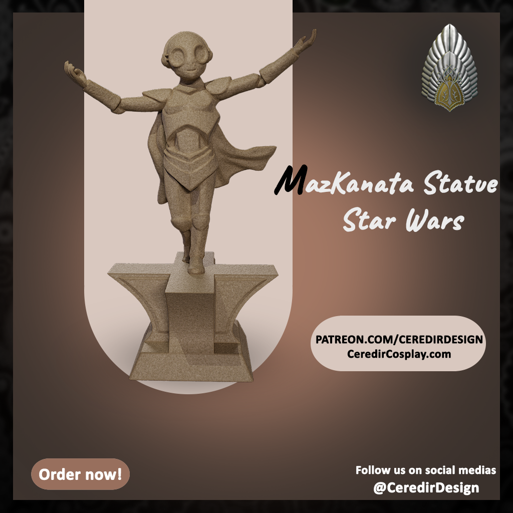 Maz Kanata Statue Star Wars 3d digital download