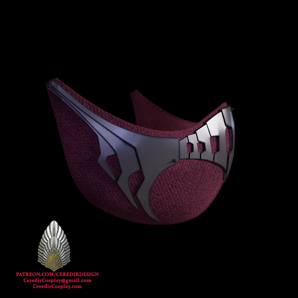 Mortal Kombat Mileena Mask 3D DIGITAL DOWNLOAD