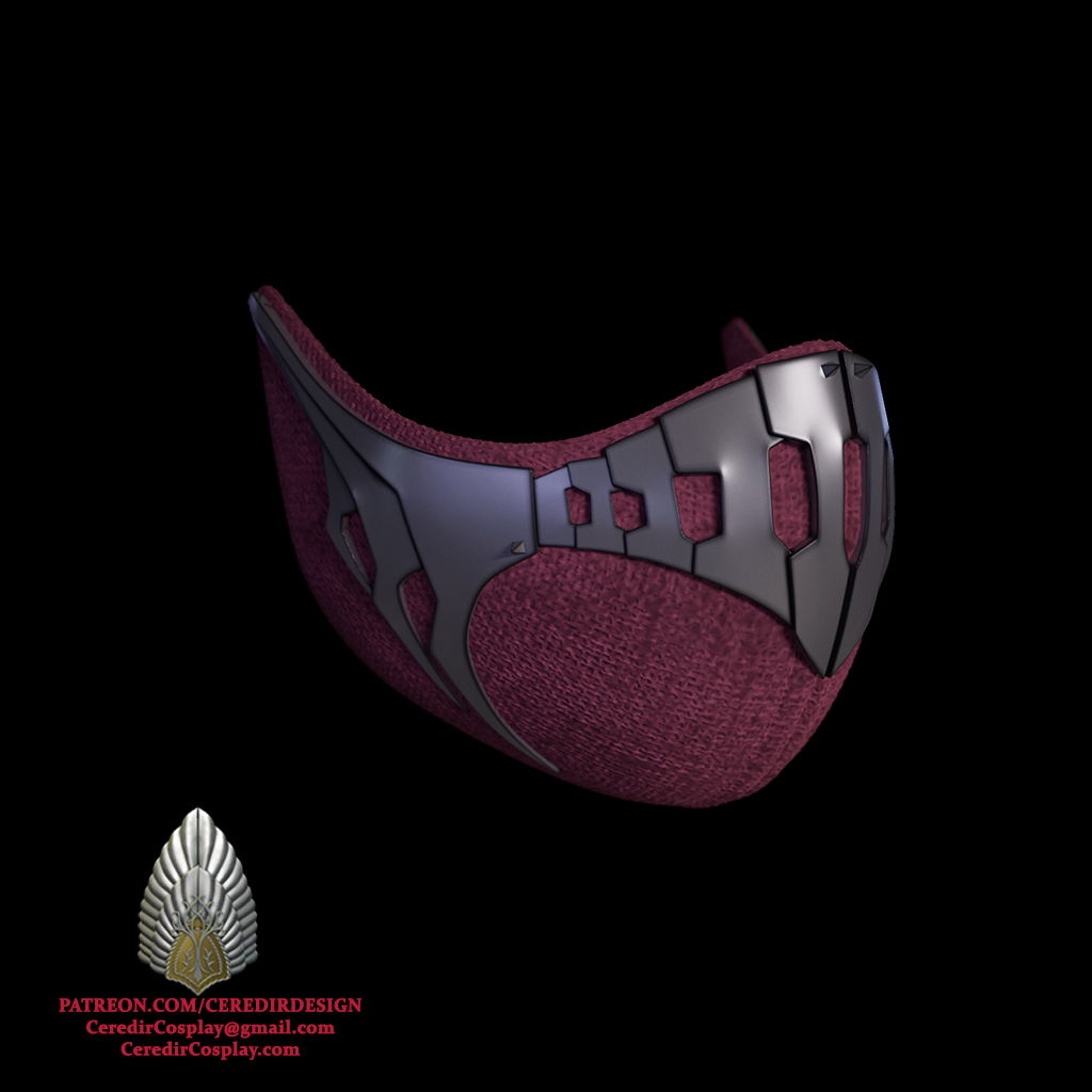Mortal Kombat Mileena Mask 3D DIGITAL DOWNLOAD