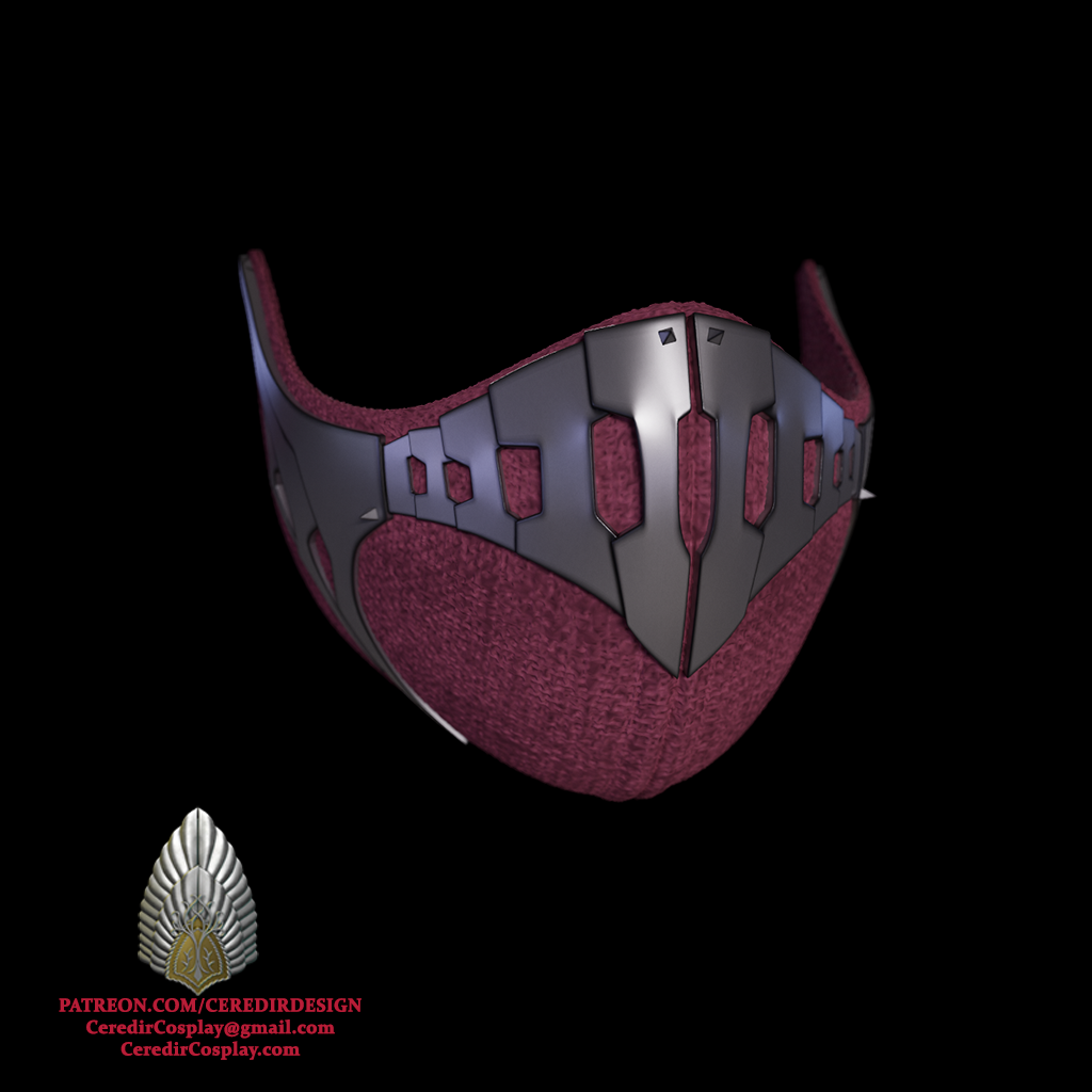 Mortal Kombat Mileena Mask 3D DIGITAL DOWNLOAD