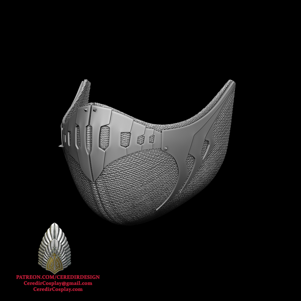 Mortal Kombat Mileena Mask 3D DIGITAL DOWNLOAD