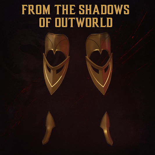 Mortal Kombat Mileena Leg Armour 3D DIGITAL DOWNLOAD