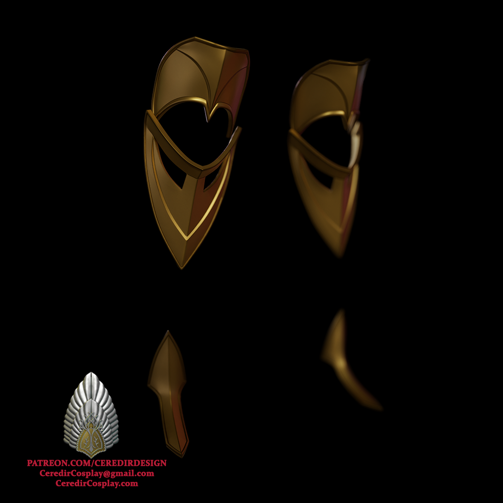 Mortal Kombat Mileena Leg Armour 3D DIGITAL DOWNLOAD