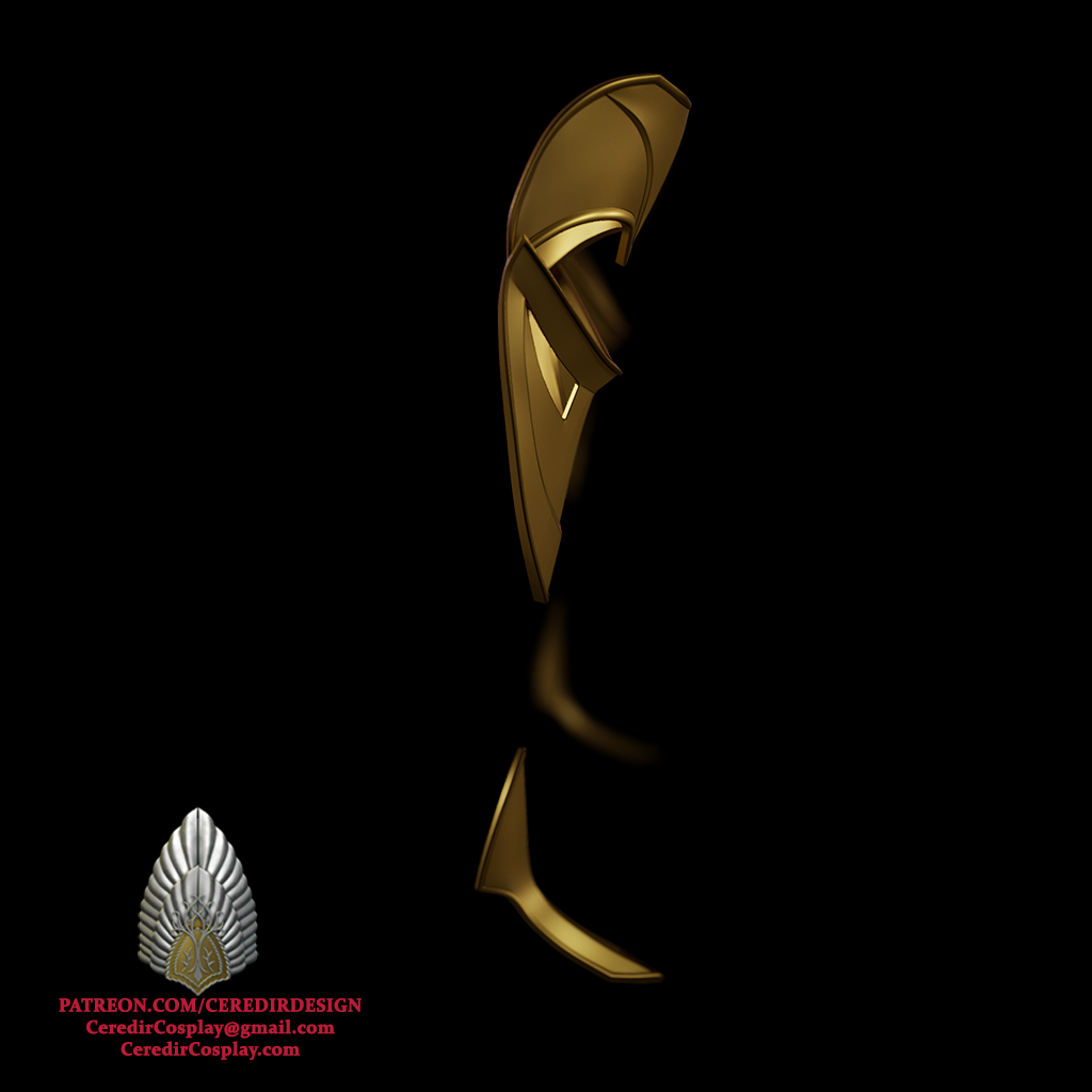 Mortal Kombat Mileena Leg Armour 3D DIGITAL DOWNLOAD