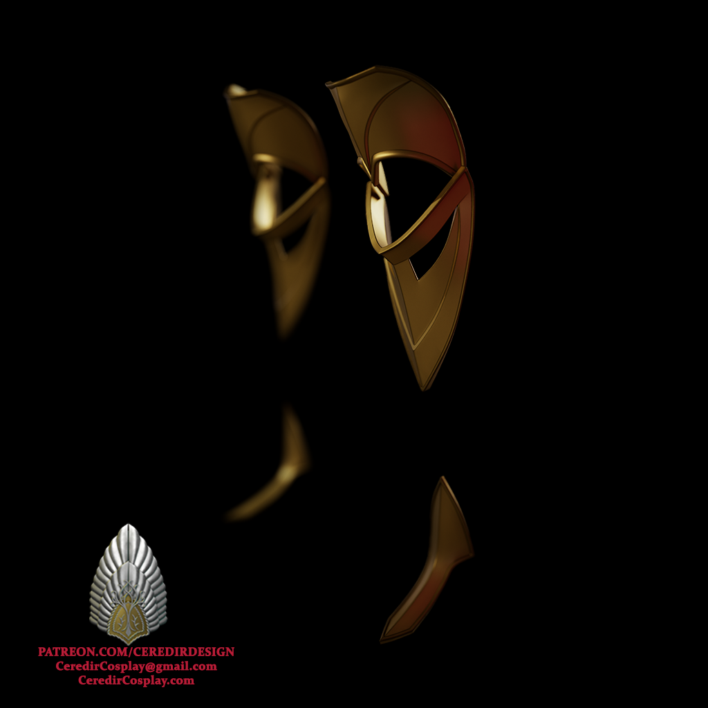 Mortal Kombat Mileena Leg Armour 3D DIGITAL DOWNLOAD