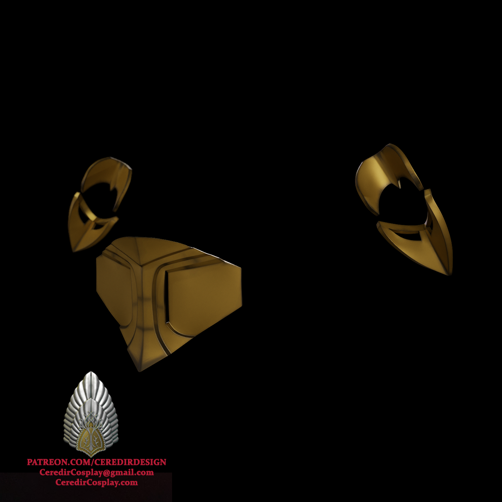 Mortal Kombat Mileena Belt and Elbow armor 3D DIGITAL DL