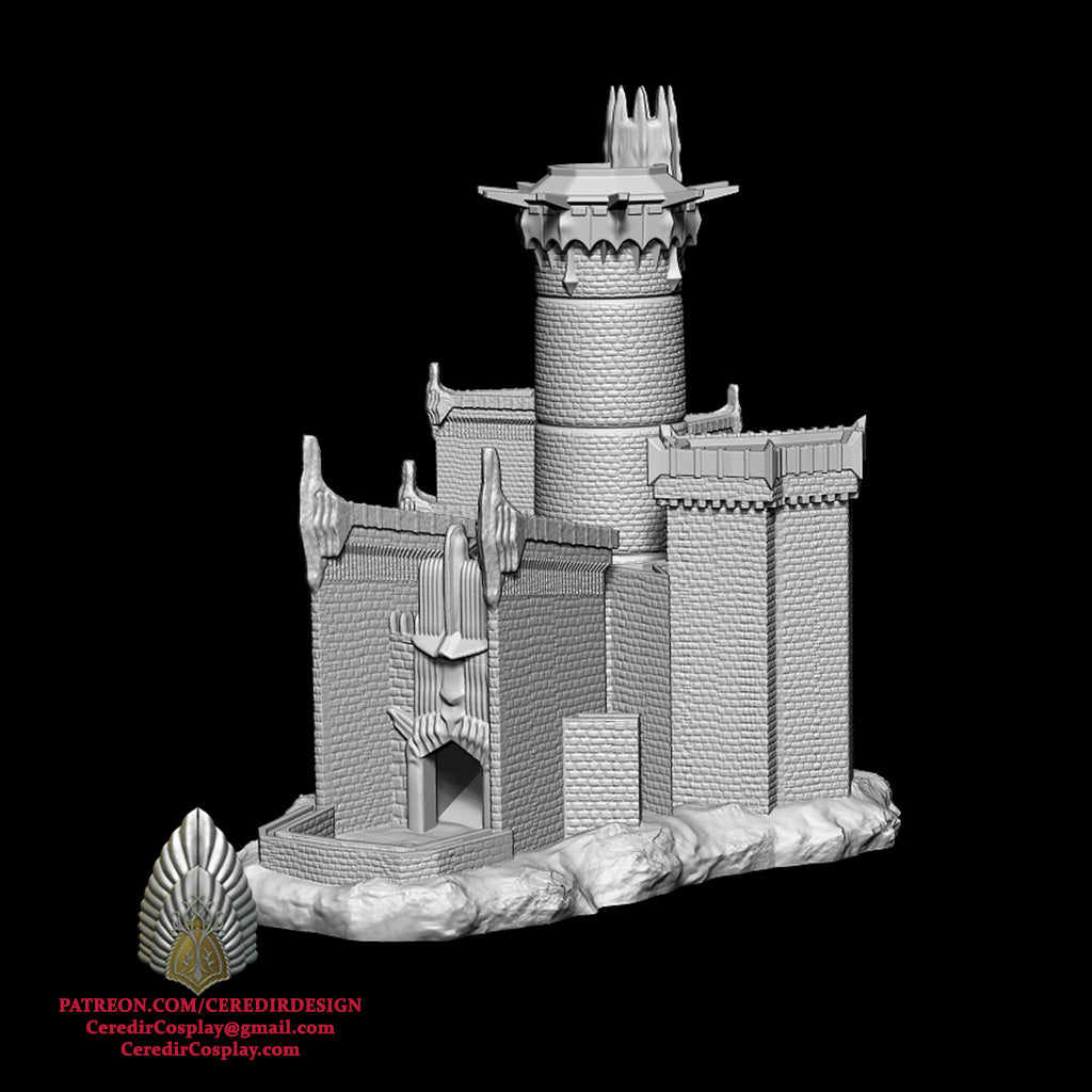 Minas Morgul Dice tower lord of the rings 3D DIGITAL DL