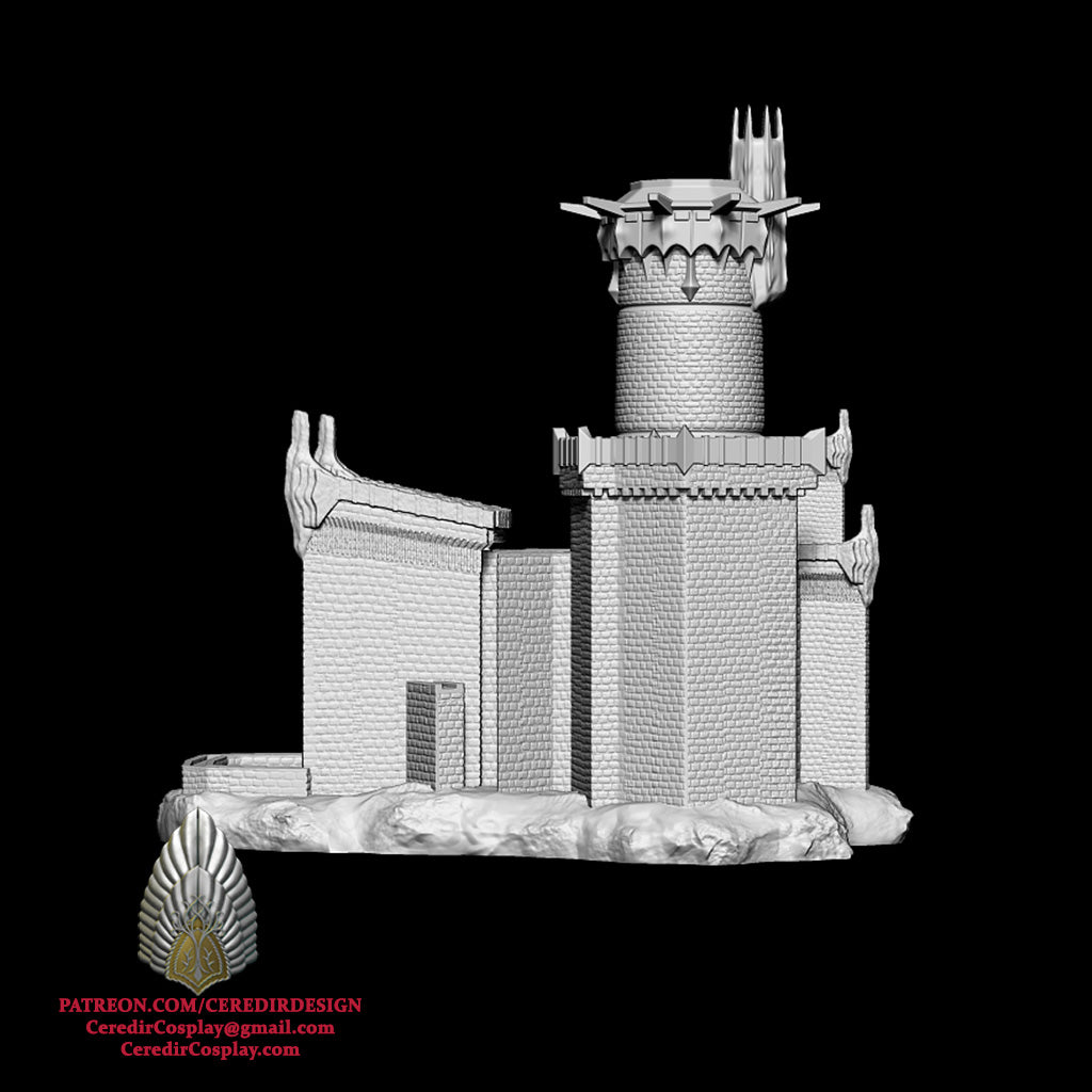 Minas Morgul Dice tower lord of the rings 3D DIGITAL DL