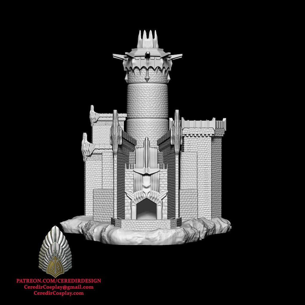 Minas Morgul Dice tower lord of the rings 3D DIGITAL DL
