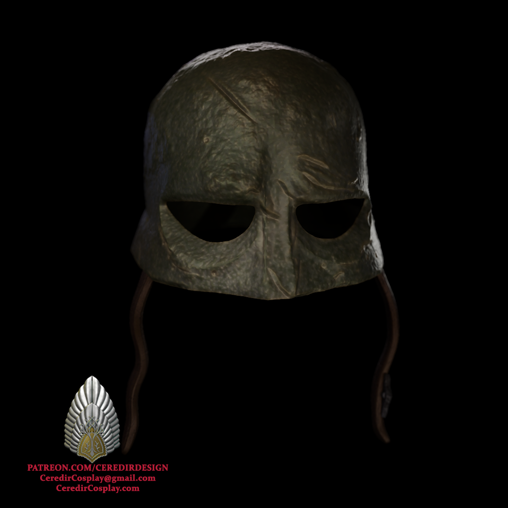 Orc Iron Cap Helmet  lord of the rings 3D DIGITAL DOWNLOAD