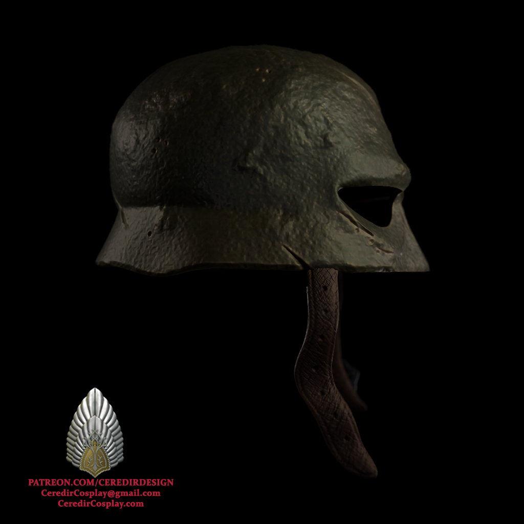 Orc Iron Cap Helmet  lord of the rings 3D DIGITAL DOWNLOAD