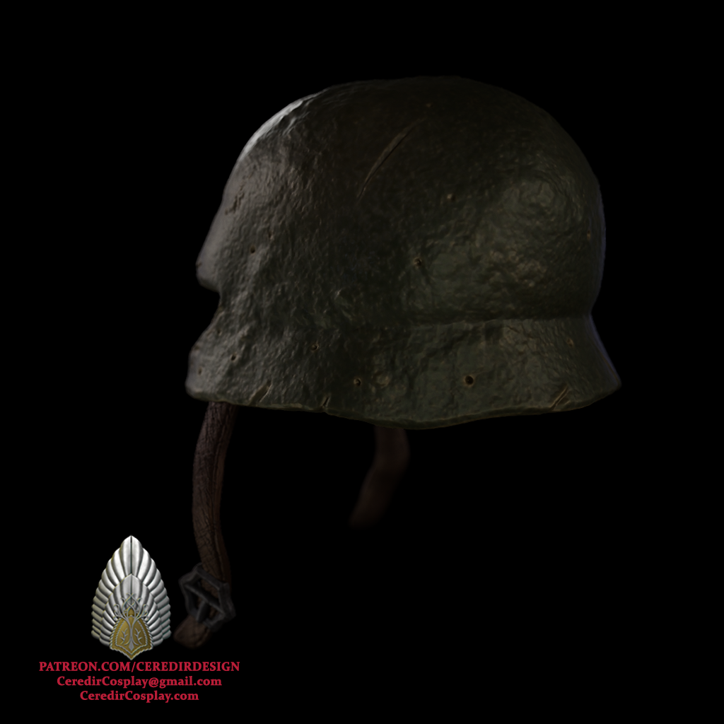 Orc Iron Cap Helmet  lord of the rings 3D DIGITAL DOWNLOAD