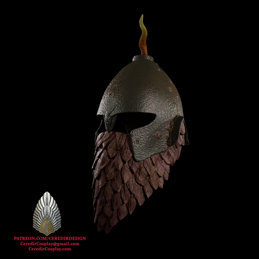 Mines of Moria Orc Legion helmet lotr 3d digital download