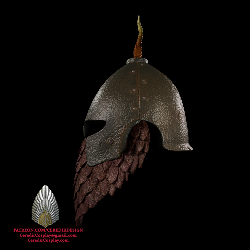 Mines of Moria Orc Legion helmet lotr 3d digital download