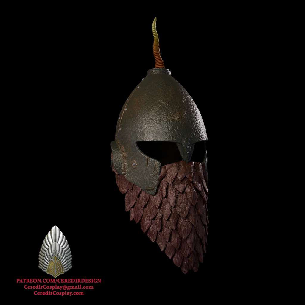 Mines of Moria Orc Legion helmet lotr 3d digital download