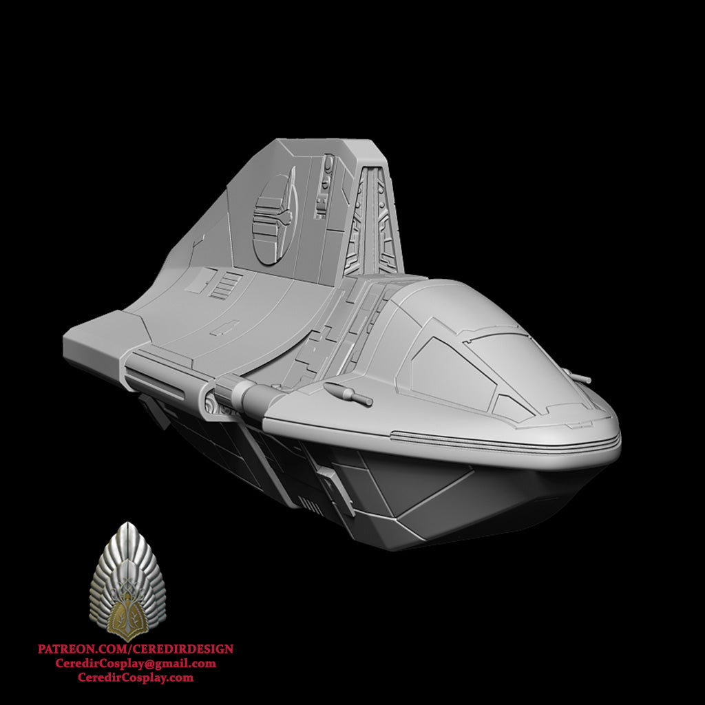 Star Wars Phantom 2 Ship  with Maglev option 3D DIGITAL DL