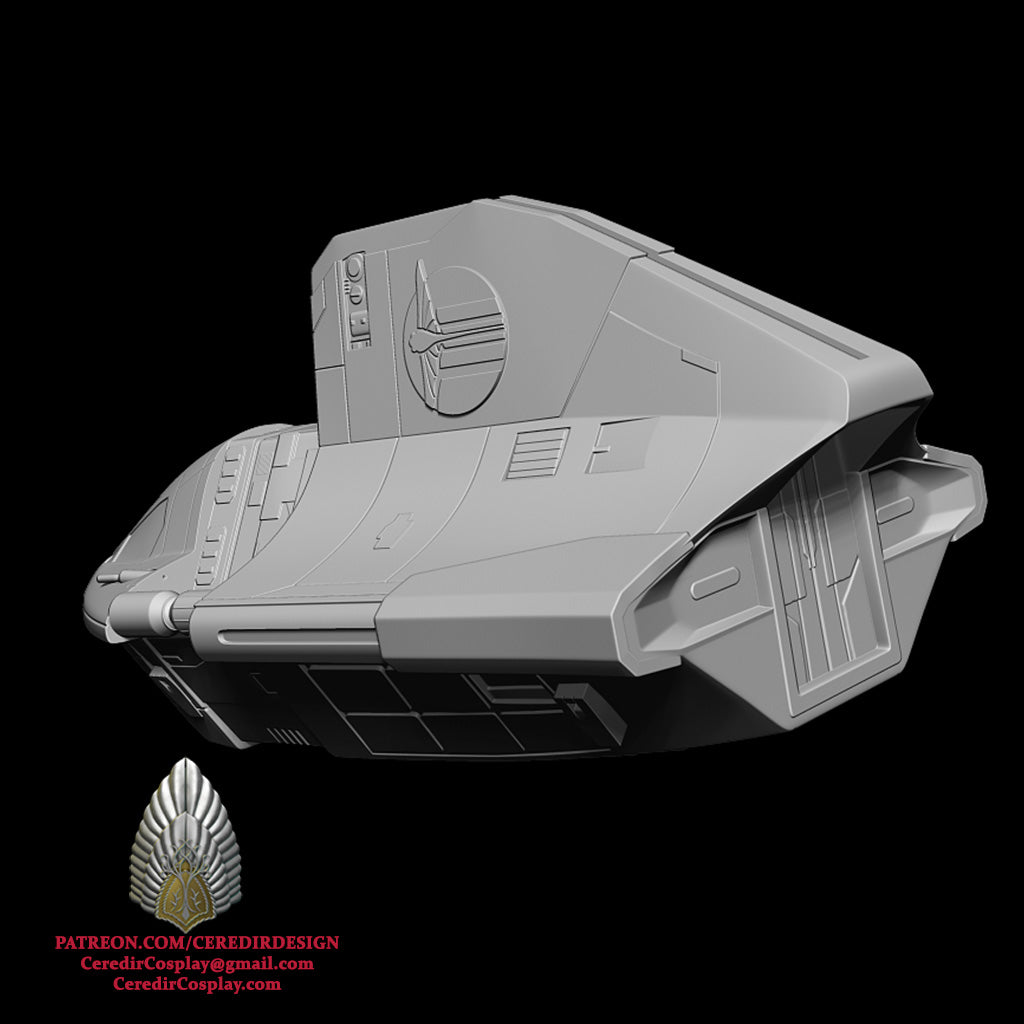 Star Wars Phantom 2 Ship  with Maglev option 3D DIGITAL DL