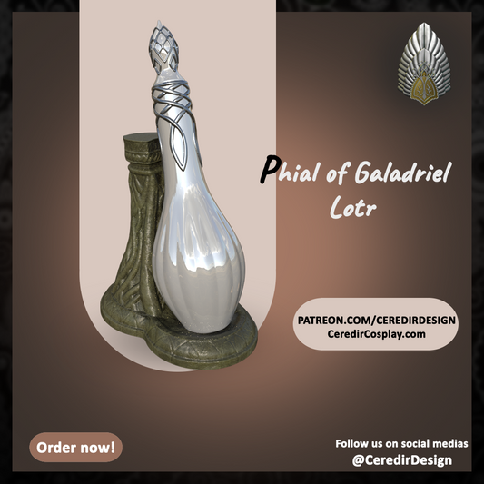 Phial of Galadriel lord of the rings 3D DIGITAL DOWNLOAD