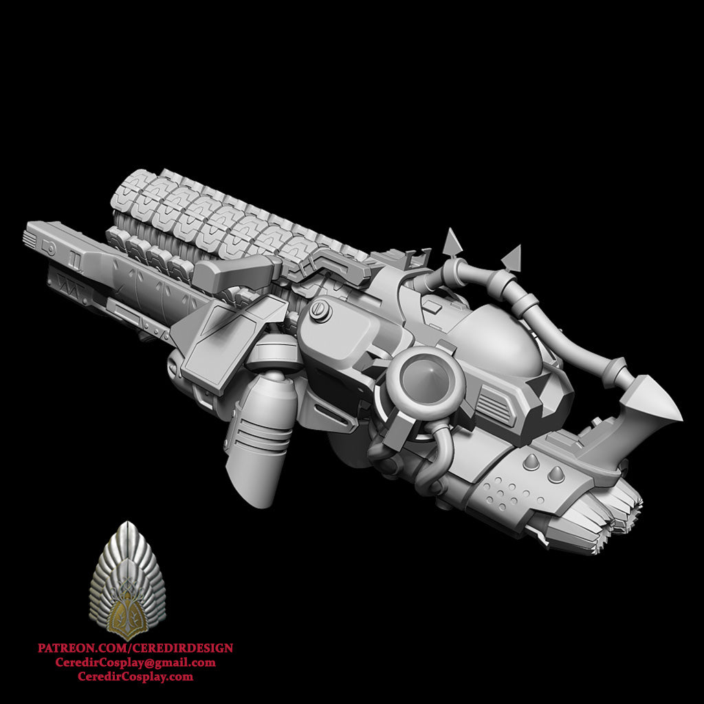 Marvel Rivals Rocket Raccoon Blaster 3D DIGITAL DOWNLOAD