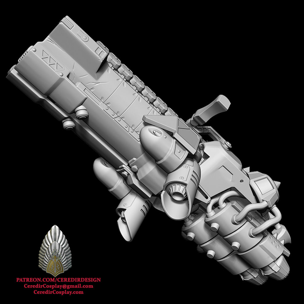 Marvel Rivals Rocket Raccoon Blaster 3D DIGITAL DOWNLOAD