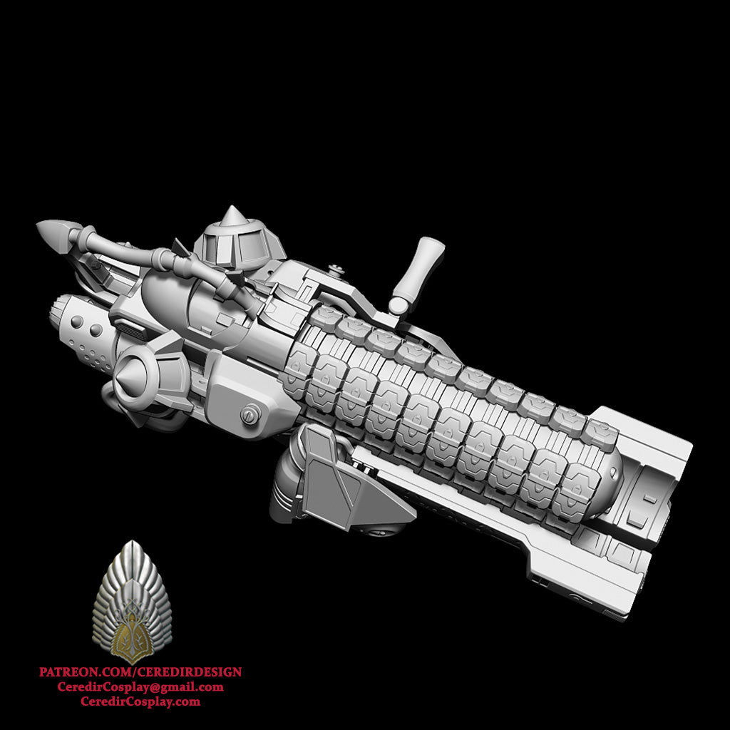 Marvel Rivals Rocket Raccoon Blaster 3D DIGITAL DOWNLOAD