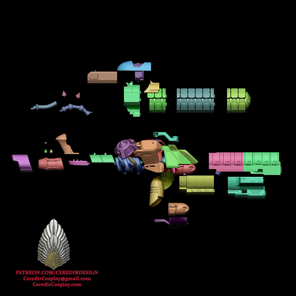 Marvel Rivals Rocket Raccoon Blaster 3D DIGITAL DOWNLOAD