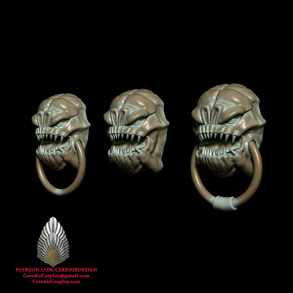 Rancor Door Knocker or Wall mount Star wars 3D DIGITAL DL