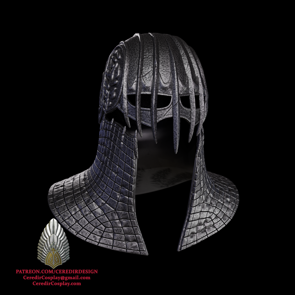 Ring wraith Nazgul Rhun Helmet lord of the rings 3D DIGITAL
