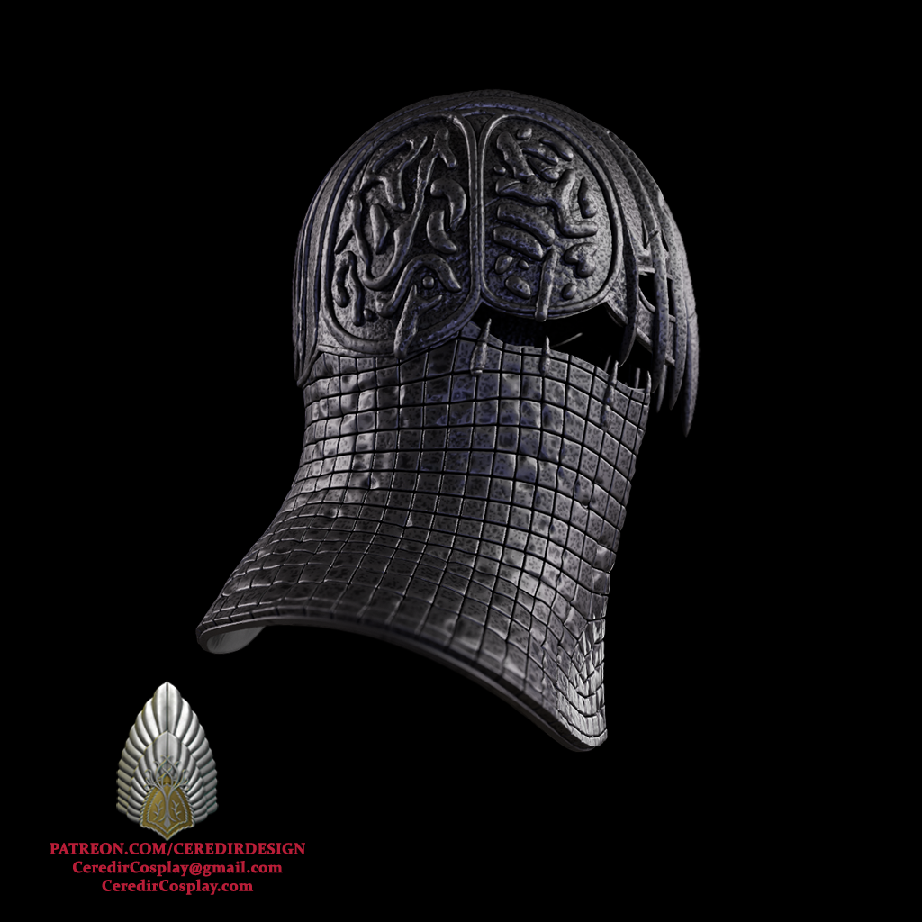 Ring wraith Nazgul Rhun Helmet lord of the rings 3D DIGITAL