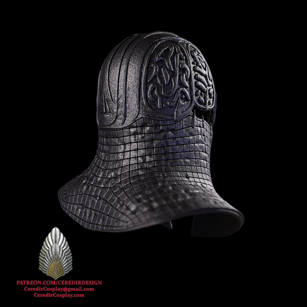 Ring wraith Nazgul Rhun Helmet lord of the rings 3D DIGITAL