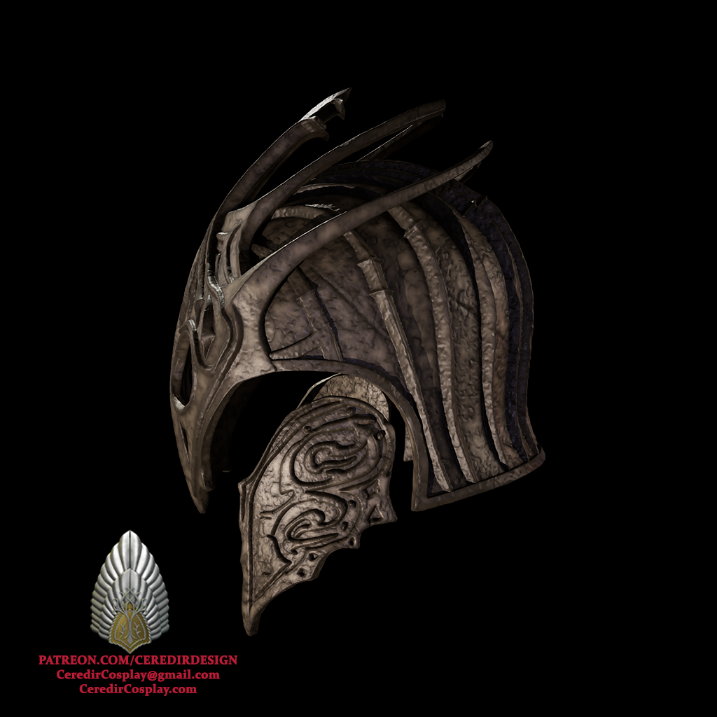 Nazgul Helmet of Khand lord of the rings 3D DIGITAL DOWNLOAD