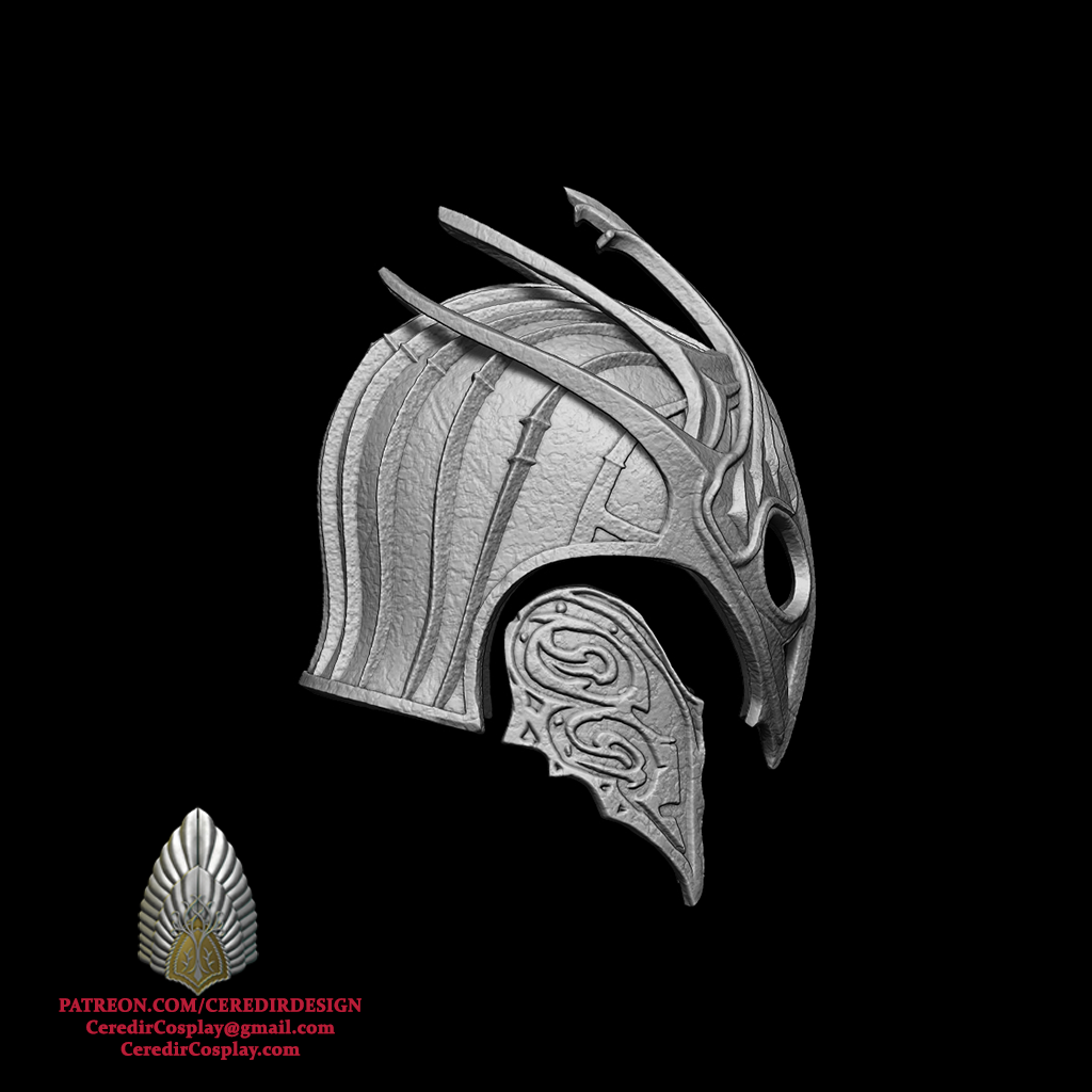 Nazgul Helmet of Khand lord of the rings 3D DIGITAL DOWNLOAD