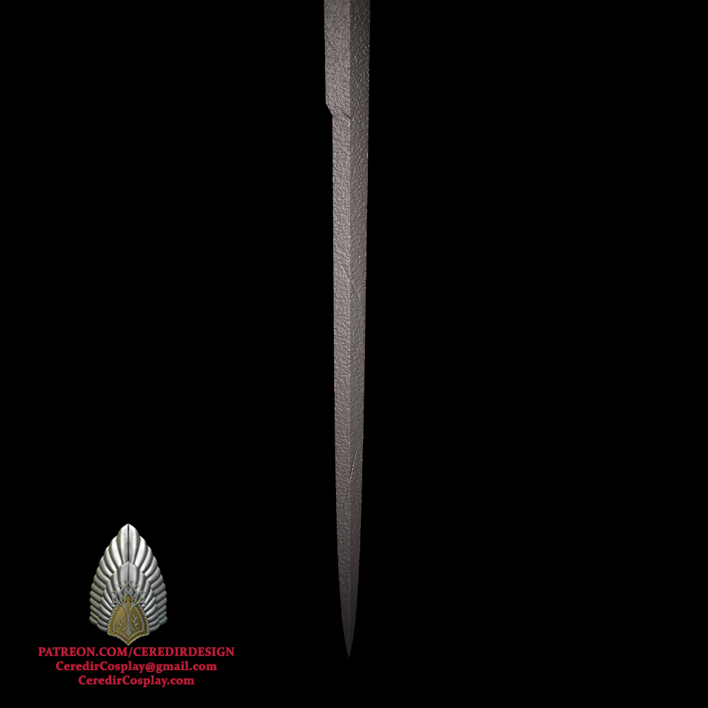 Ringwraith sword nazgul lord of the rings 3D DIGITAL DOWNLOAD