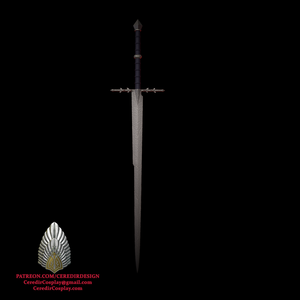 Ringwraith sword nazgul lord of the rings 3D DIGITAL DOWNLOAD