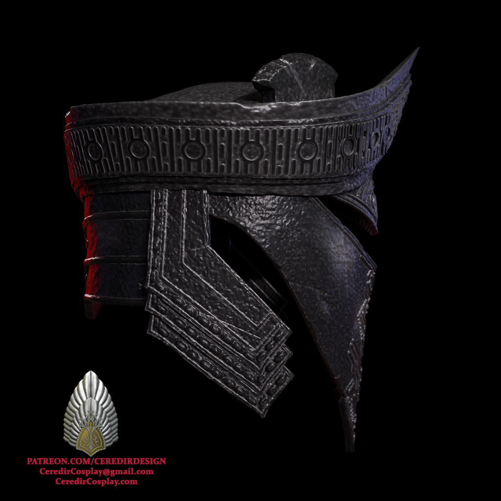 Ringwraith of Harad helmet lord of the rings 3D DIGITAL DOWNLOAD