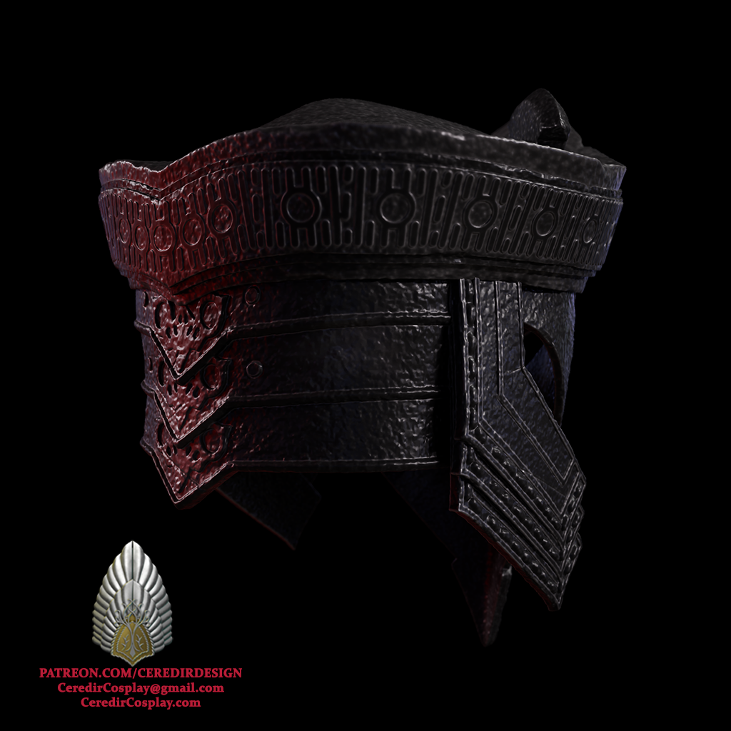 Ringwraith of Harad helmet lord of the rings 3D DIGITAL DOWNLOAD