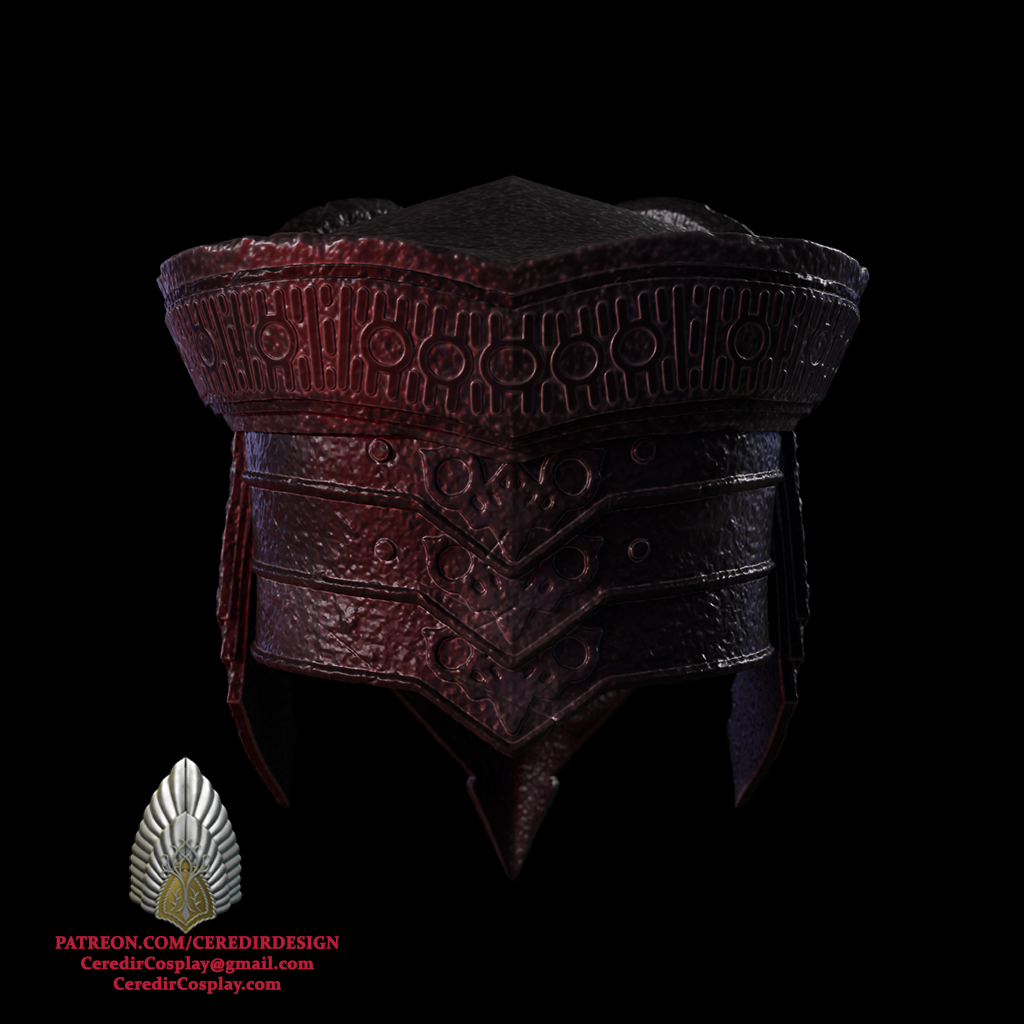 Ringwraith of Harad helmet lord of the rings 3D DIGITAL DOWNLOAD