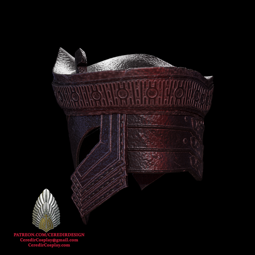 Ringwraith of Harad helmet lord of the rings 3D DIGITAL DOWNLOAD