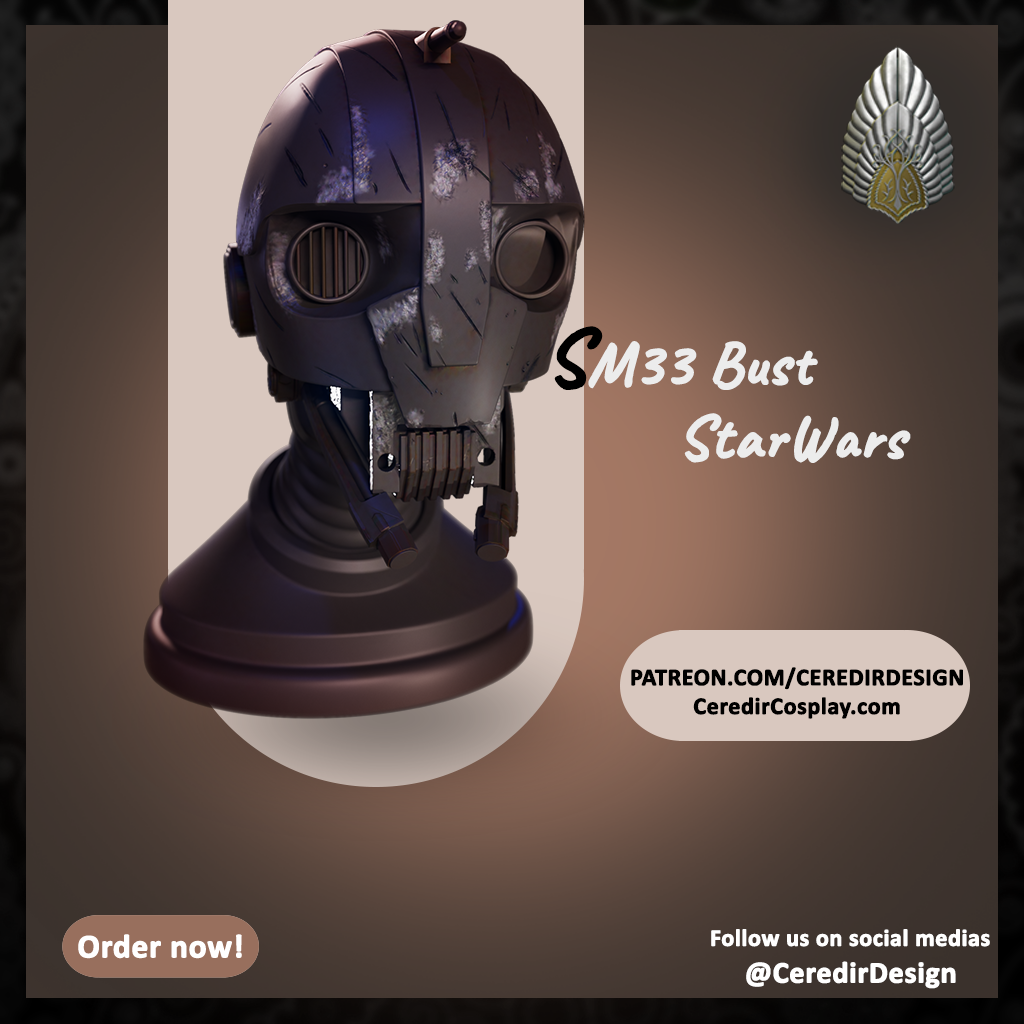 SM-33 Bust Skeleton Crew Star wars  3D DIGITAL DOWNLOAD