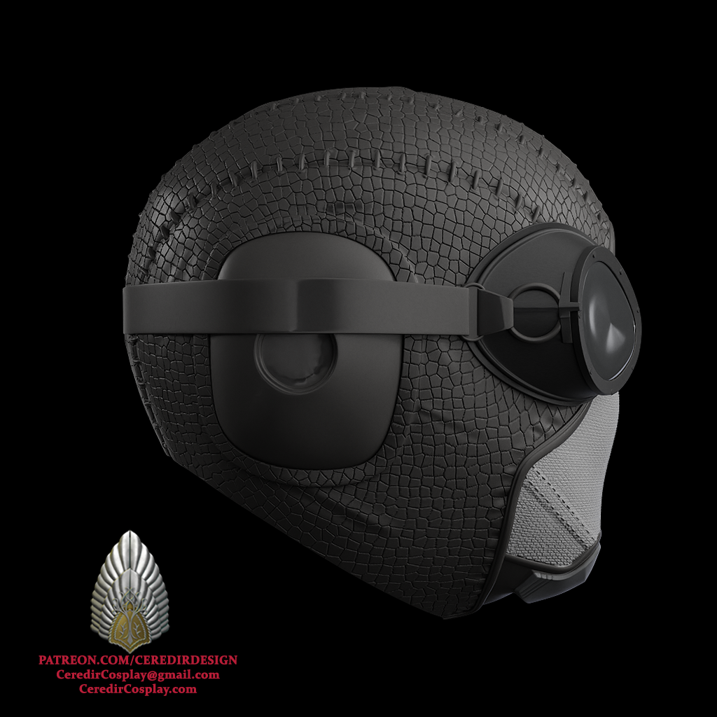 Spiderman Noir Face MAsk 3d digital download